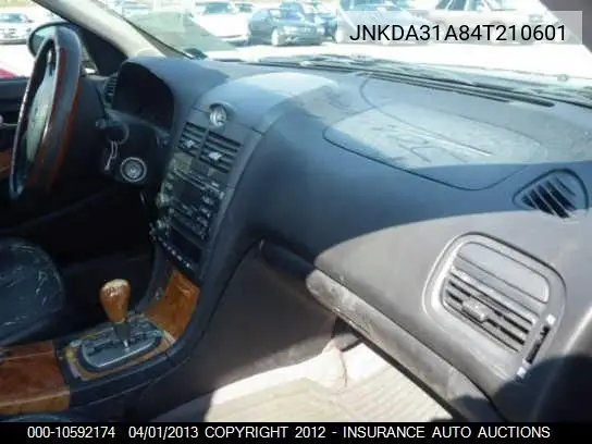 2004 Infiniti I35 VIN: JNKDA31A84T210601 Lot: 10592174