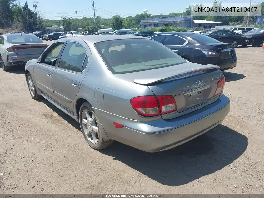 2004 Infiniti I35 Luxury VIN: JNKDA31A84T210467 Lot: 45637695
