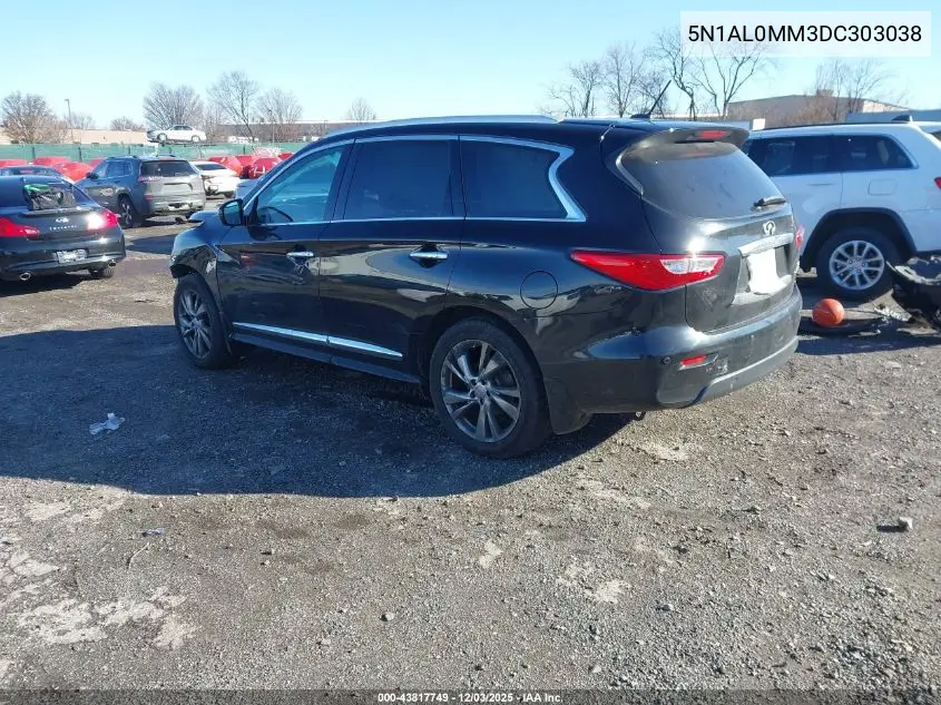 2013 Infiniti Jx35 VIN: 5N1AL0MM3DC303038 Lot: 43817749