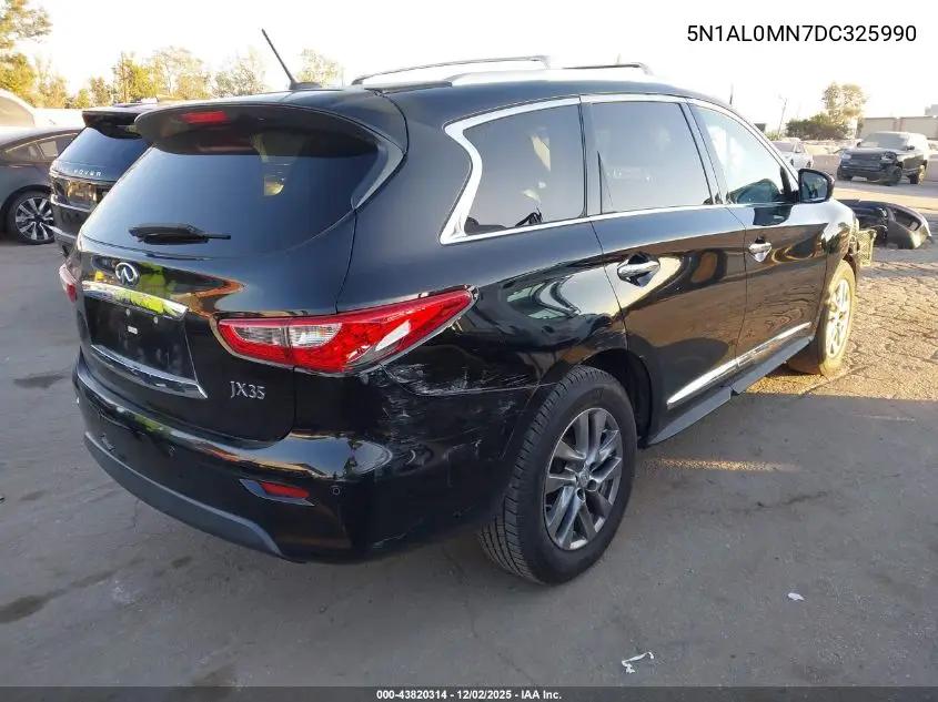 2013 Infiniti Jx35 VIN: 5N1AL0MN7DC325990 Lot: 43820314