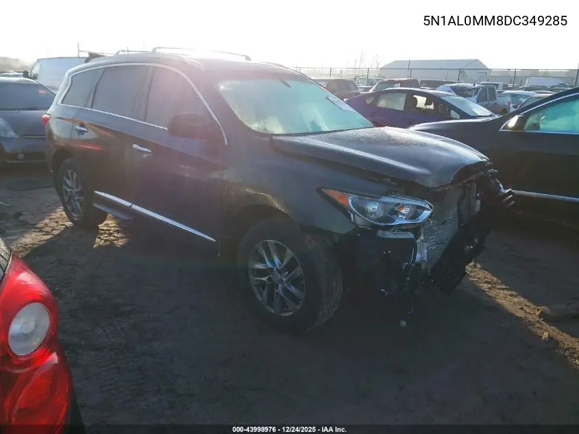 2013 Infiniti Jx35 VIN: 5N1AL0MM8DC349285 Lot: 43998976