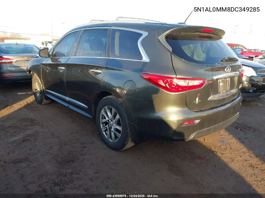2013 Infiniti Jx35 VIN: 5N1AL0MM8DC349285 Lot: 43998976
