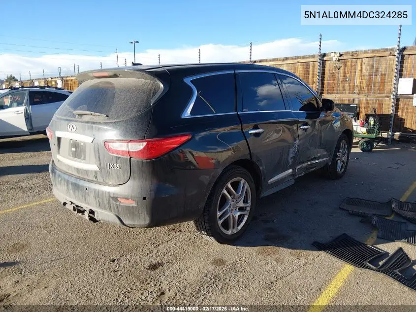 2013 Infiniti Jx35 VIN: 5N1AL0MM4DC324285 Lot: 44419000