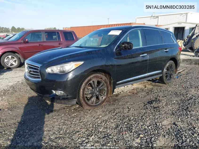 2013 Infiniti Jx35 VIN: 5N1AL0MN8DC303285 Lot: 44580882