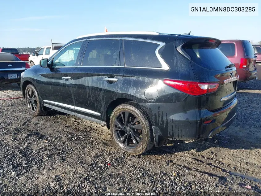 2013 Infiniti Jx35 VIN: 5N1AL0MN8DC303285 Lot: 44580882