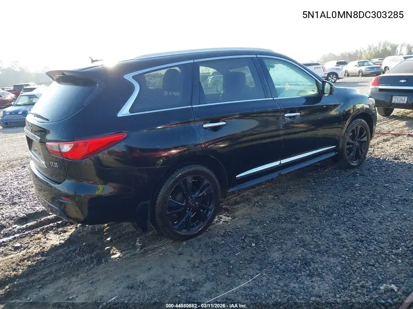 2013 Infiniti Jx35 VIN: 5N1AL0MN8DC303285 Lot: 44580882