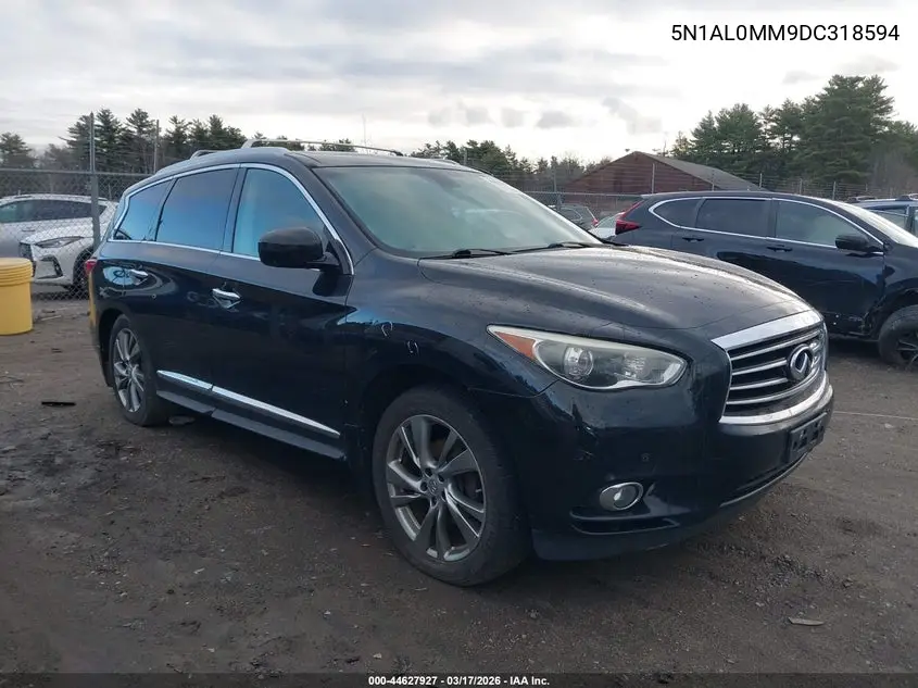 2013 Infiniti Jx35 VIN: 5N1AL0MM9DC318594 Lot: 44627927