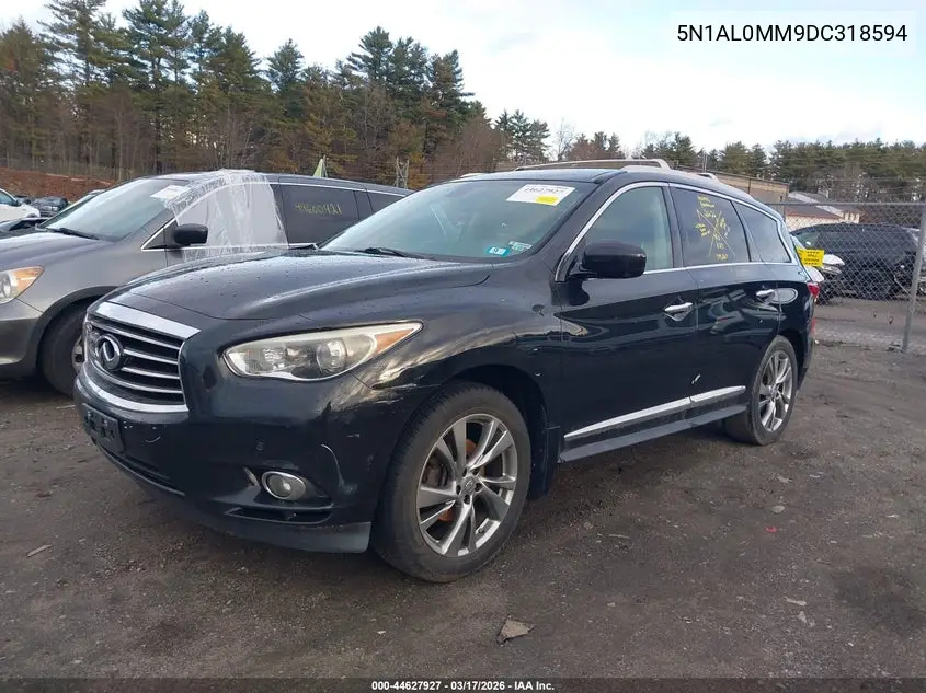 2013 Infiniti Jx35 VIN: 5N1AL0MM9DC318594 Lot: 44627927