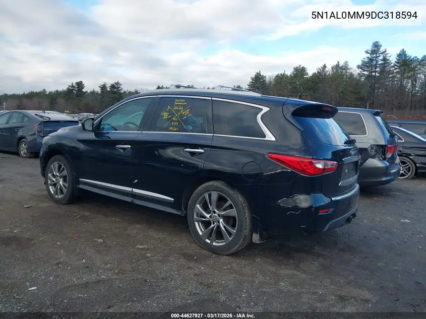 2013 Infiniti Jx35 VIN: 5N1AL0MM9DC318594 Lot: 44627927