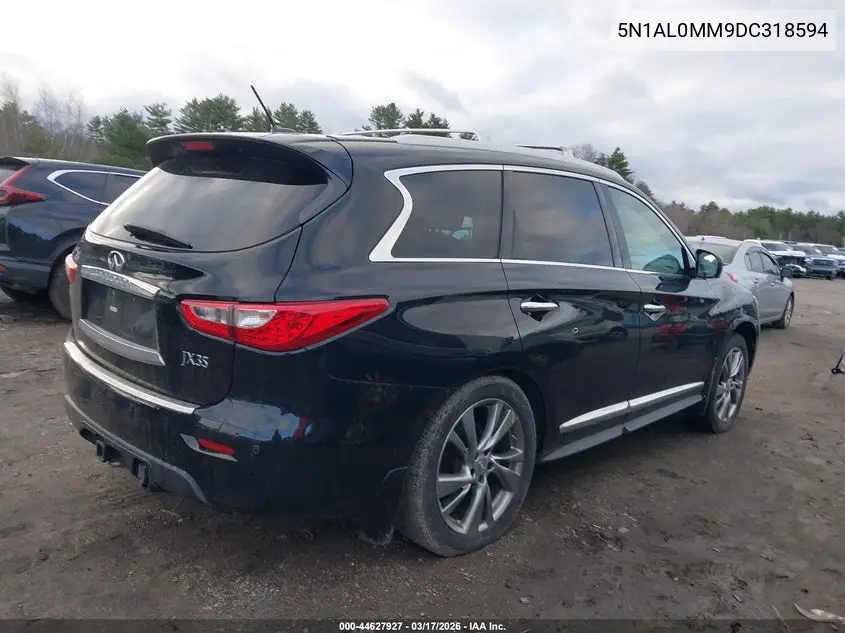 2013 Infiniti Jx35 VIN: 5N1AL0MM9DC318594 Lot: 44627927