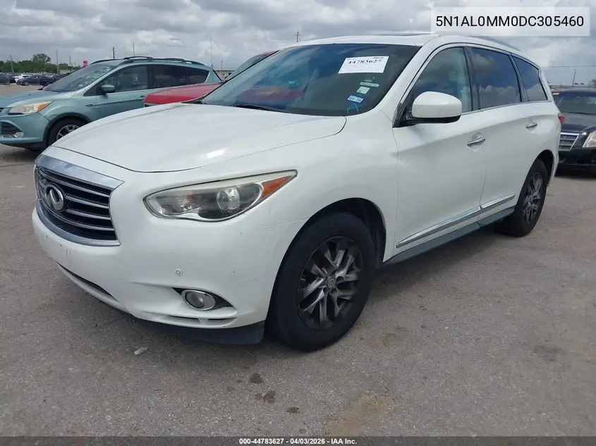 2013 Infiniti Jx35 VIN: 5N1AL0MM0DC305460 Lot: 44783627