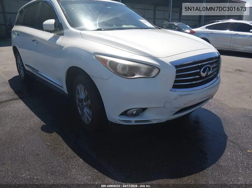 2013 Infiniti Jx35 VIN: 5N1AL0MN7DC301673 Lot: 44900222