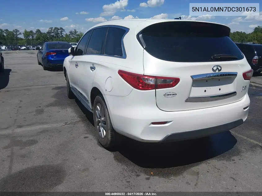 2013 Infiniti Jx35 VIN: 5N1AL0MN7DC301673 Lot: 44900222