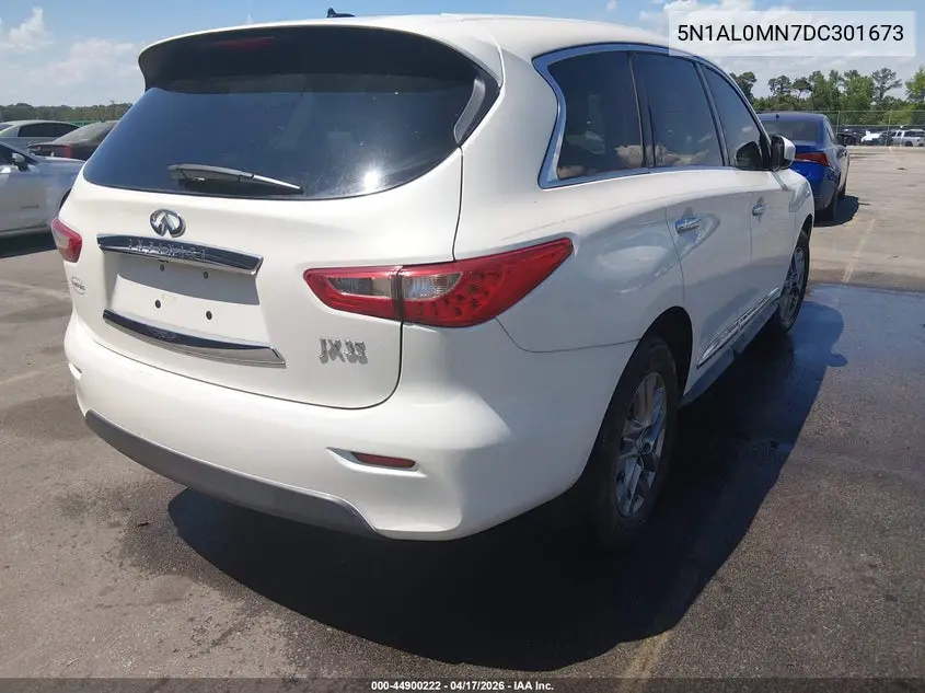 2013 Infiniti Jx35 VIN: 5N1AL0MN7DC301673 Lot: 44900222