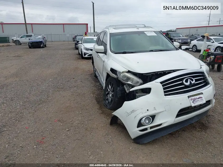 2013 Infiniti Jx35 VIN: 5N1AL0MM6DC349009 Lot: 44964645