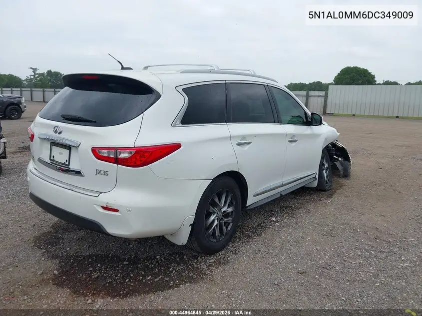 2013 Infiniti Jx35 VIN: 5N1AL0MM6DC349009 Lot: 44964645