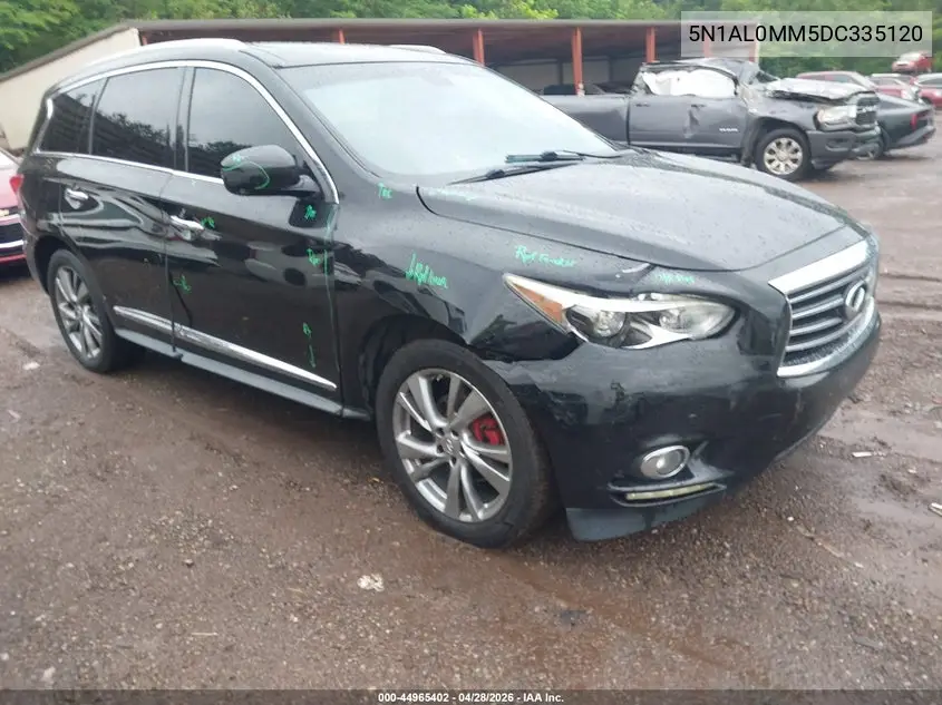 2013 Infiniti Jx35 VIN: 5N1AL0MM5DC335120 Lot: 44965402