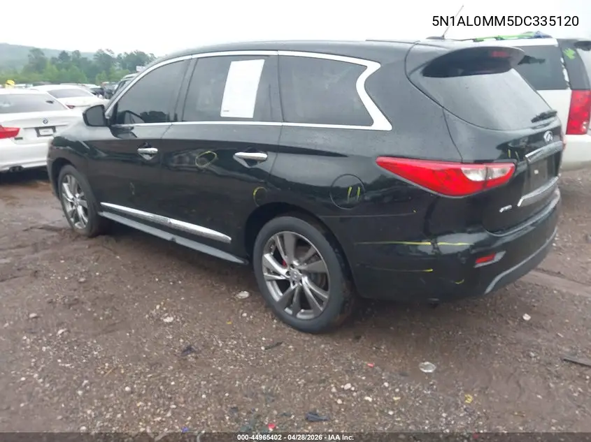 2013 Infiniti Jx35 VIN: 5N1AL0MM5DC335120 Lot: 44965402