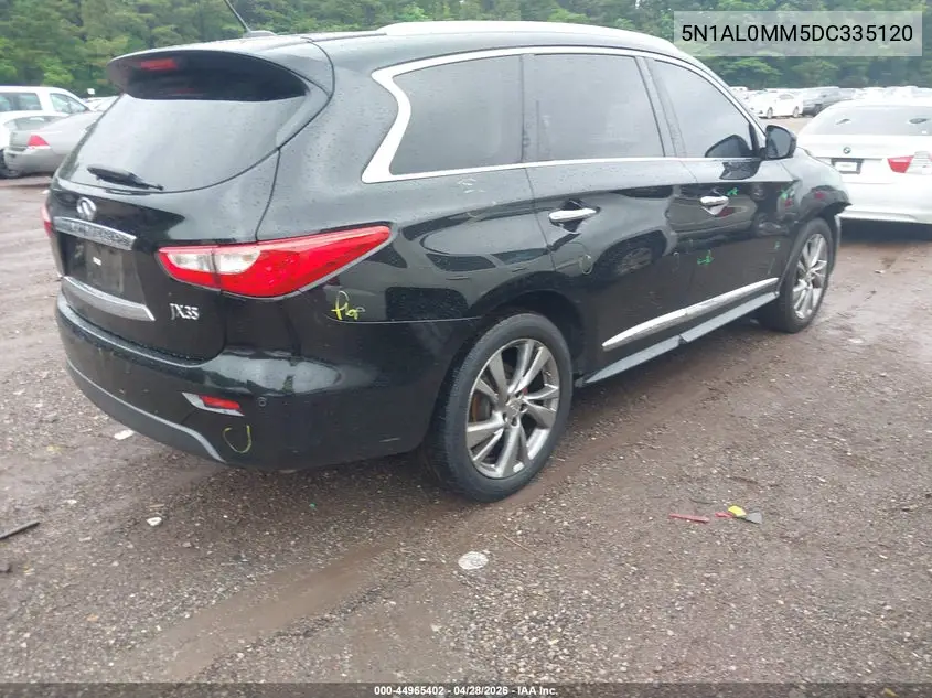 2013 Infiniti Jx35 VIN: 5N1AL0MM5DC335120 Lot: 44965402