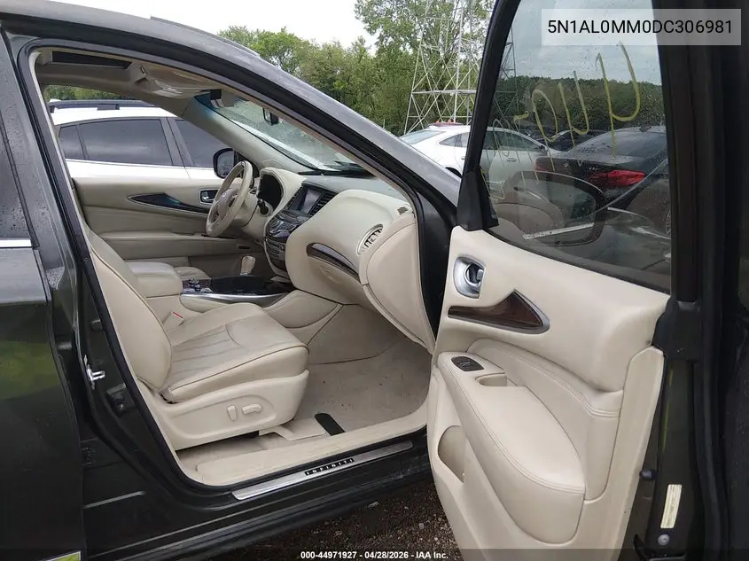 2013 Infiniti Jx35 VIN: 5N1AL0MM0DC306981 Lot: 44971927