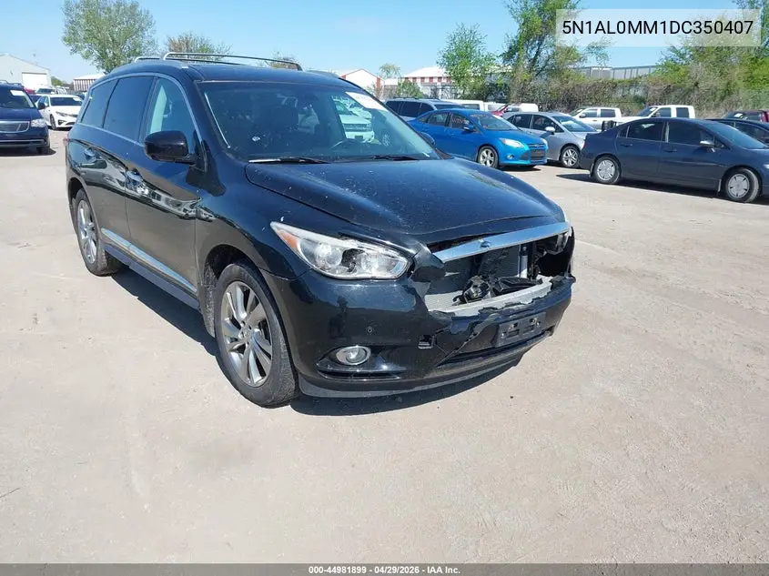 2013 Infiniti Jx35 VIN: 5N1AL0MM1DC350407 Lot: 44981899