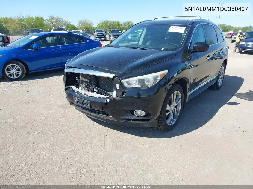 2013 Infiniti Jx35 VIN: 5N1AL0MM1DC350407 Lot: 44981899