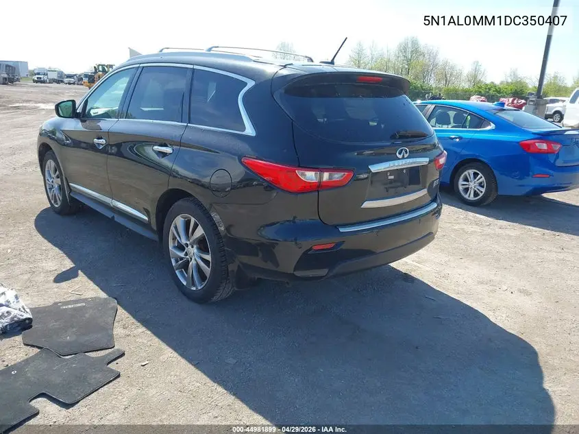 2013 Infiniti Jx35 VIN: 5N1AL0MM1DC350407 Lot: 44981899
