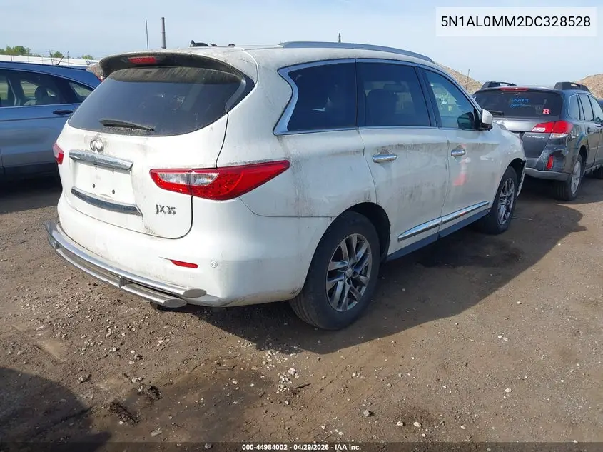 2013 Infiniti Jx35 VIN: 5N1AL0MM2DC328528 Lot: 44984002