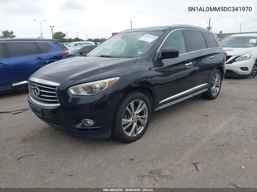 2013 Infiniti Jx35 VIN: 5N1AL0MM5DC341970 Lot: 45022255