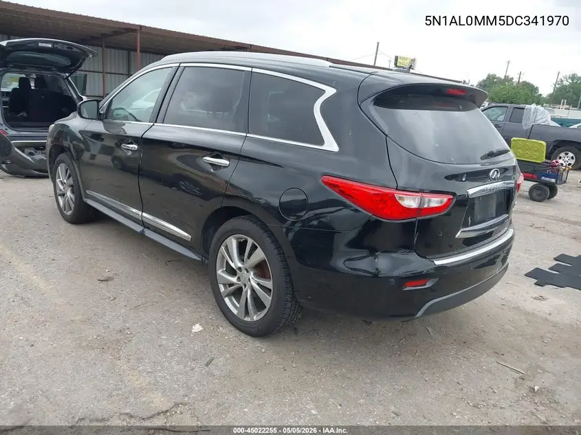 2013 Infiniti Jx35 VIN: 5N1AL0MM5DC341970 Lot: 45022255