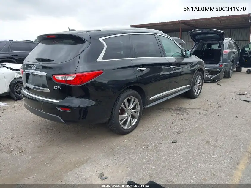 2013 Infiniti Jx35 VIN: 5N1AL0MM5DC341970 Lot: 45022255