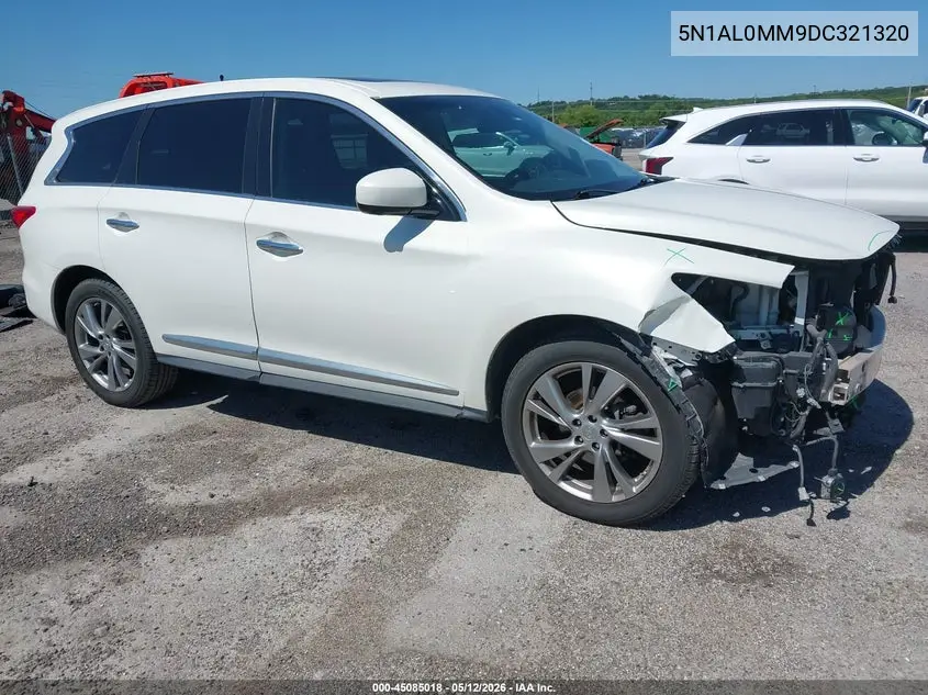 2013 Infiniti Jx35 VIN: 5N1AL0MM9DC321320 Lot: 45085018
