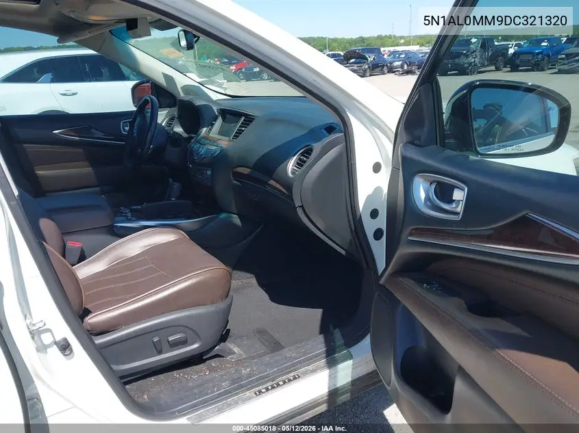 2013 Infiniti Jx35 VIN: 5N1AL0MM9DC321320 Lot: 45085018