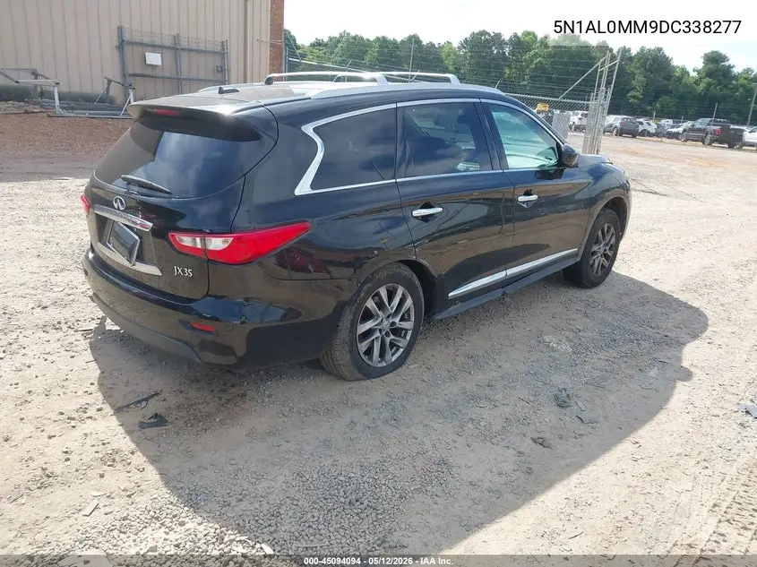2013 Infiniti Jx35 VIN: 5N1AL0MM9DC338277 Lot: 45094094