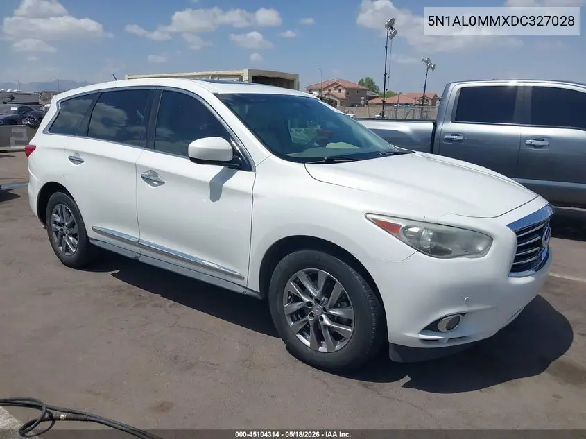 2013 Infiniti Jx35 VIN: 5N1AL0MMXDC327028 Lot: 45104314