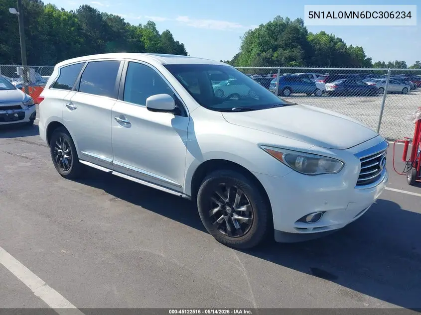 2013 Infiniti Jx35 VIN: 5N1AL0MN6DC306234 Lot: 45122516