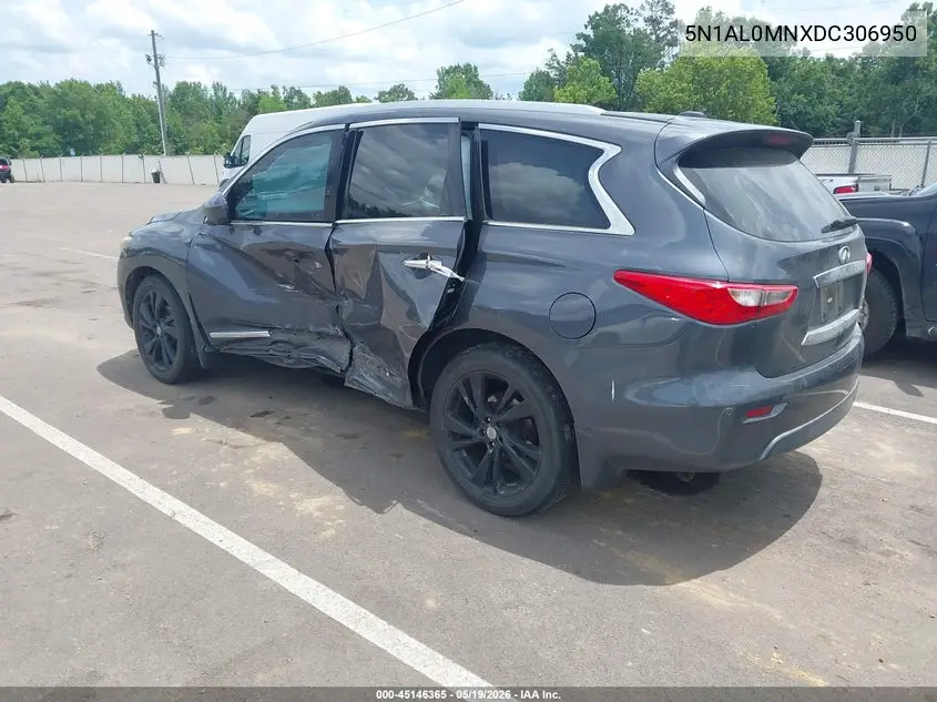 2013 Infiniti Jx35 VIN: 5N1AL0MNXDC306950 Lot: 45146365