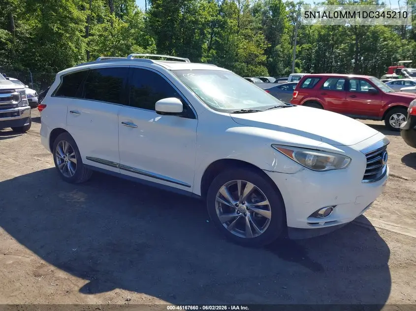 2013 Infiniti Jx35 VIN: 5N1AL0MM1DC345210 Lot: 45167660
