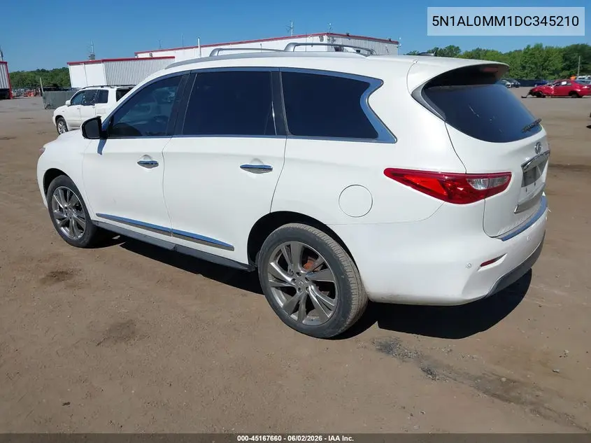 2013 Infiniti Jx35 VIN: 5N1AL0MM1DC345210 Lot: 45167660