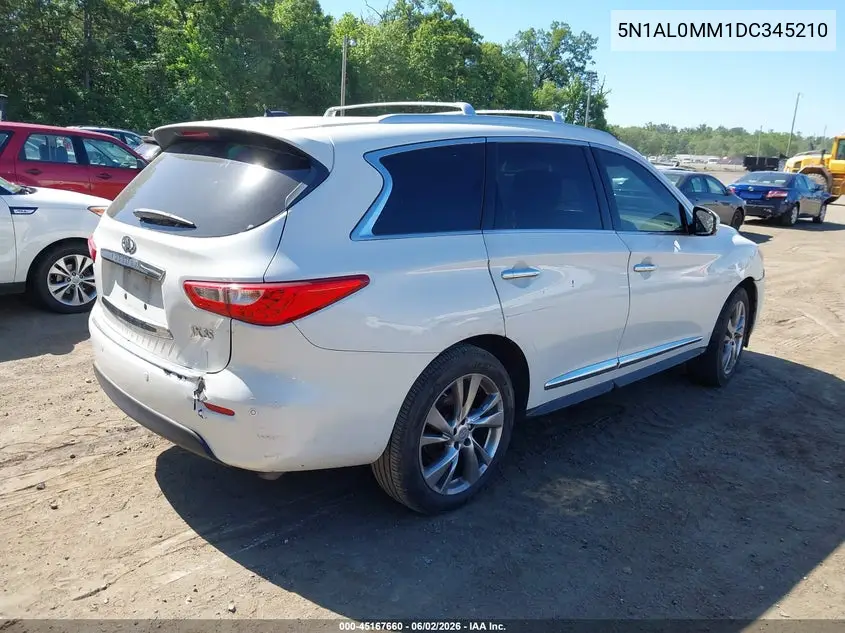 2013 Infiniti Jx35 VIN: 5N1AL0MM1DC345210 Lot: 45167660