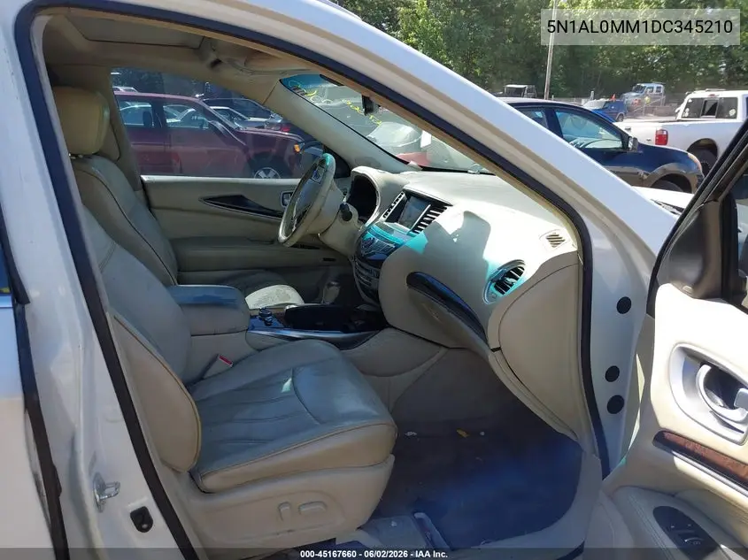 2013 Infiniti Jx35 VIN: 5N1AL0MM1DC345210 Lot: 45167660