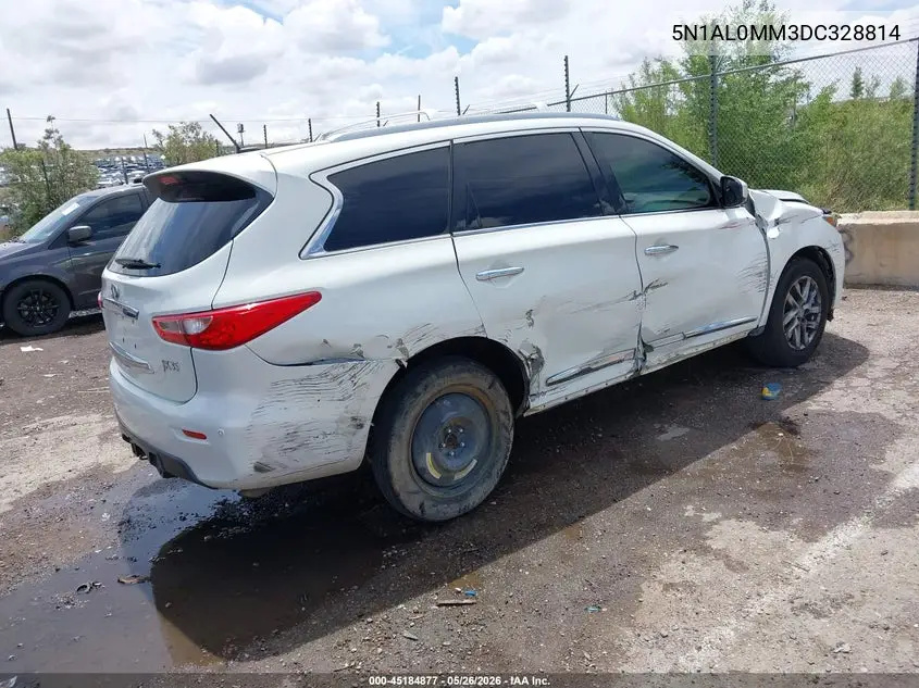 2013 Infiniti Jx35 VIN: 5N1AL0MM3DC328814 Lot: 45184877