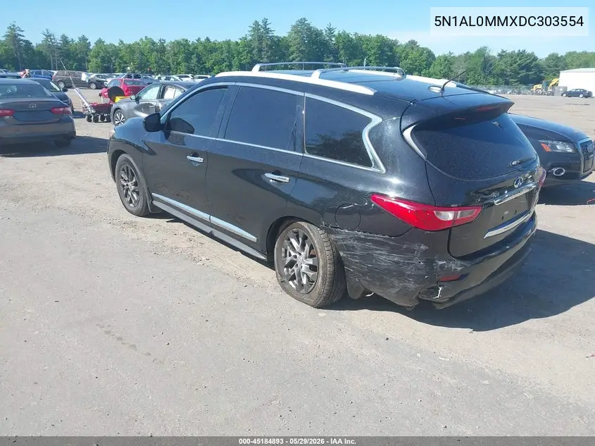 2013 Infiniti Jx35 VIN: 5N1AL0MMXDC303554 Lot: 45184893