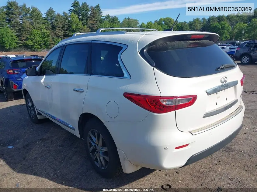 2013 Infiniti Jx35 VIN: 5N1AL0MM8DC350369 Lot: 45187229