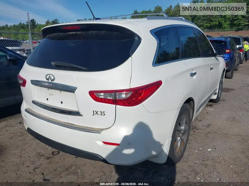 2013 Infiniti Jx35 VIN: 5N1AL0MM8DC350369 Lot: 45187229