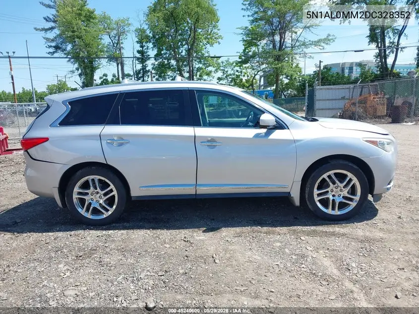 2013 Infiniti Jx35 VIN: 5N1AL0MM2DC328352 Lot: 45240600