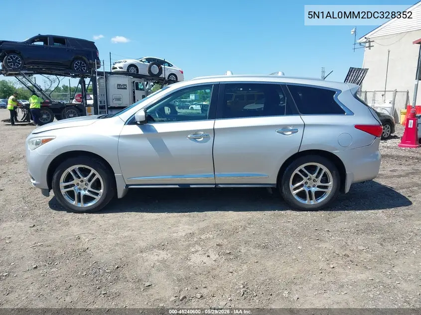 2013 Infiniti Jx35 VIN: 5N1AL0MM2DC328352 Lot: 45240600