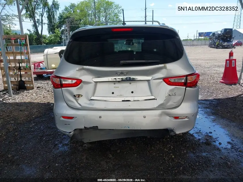 2013 Infiniti Jx35 VIN: 5N1AL0MM2DC328352 Lot: 45240600