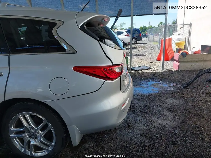 2013 Infiniti Jx35 VIN: 5N1AL0MM2DC328352 Lot: 45240600