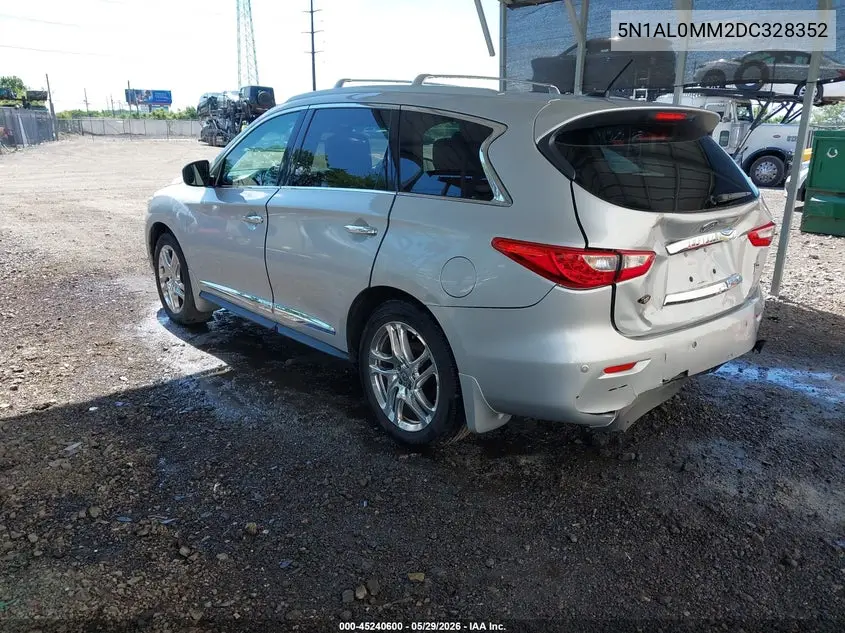 2013 Infiniti Jx35 VIN: 5N1AL0MM2DC328352 Lot: 45240600